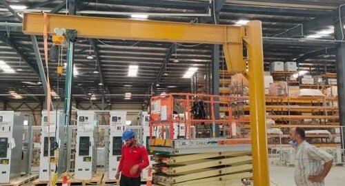 الرافعة  (Jib Crane) جيب كرين
